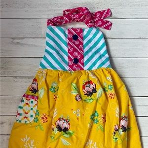 Ricrac and Ruffles Girls Summer Romper/Bubble